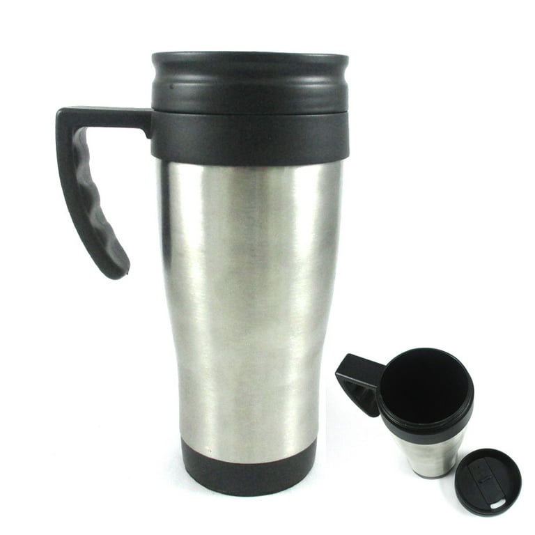 yoelike 14oz Insulated Coffee Mug with Handle and Lid, Stainless Steel,  Dishwasher Safe, Powder Coat…See more yoelike 14oz Insulated Coffee Mug  with