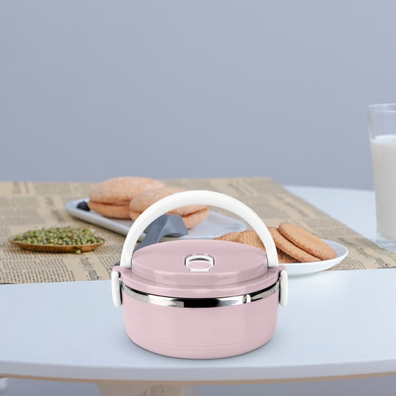 Stainless Steel Insulated Lunch Box Multi-Layer Bento | Leak Proof Airtight Food Container | Portable Thermal Fresh-Keeping Box with Locking Lid, Easy Clean, Polished Finish