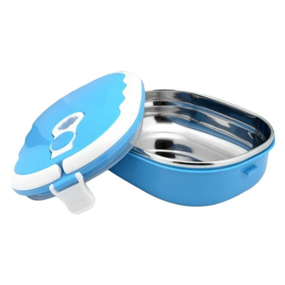 Stainless Steel Insulated Lunch Box Rectangular Lunch Box Student Lunch Box Sealed Steel Fresh Keeping Box One Size Utility