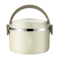 thumbnail image 1 of Stainless Steel Insulated Lunch Box Set 1/2/3/4 Layer Bento Container with Carry Bag Thermal Compartment Food Storage for Work Travel Camping Reusable Eco Friendly, 1 of 5