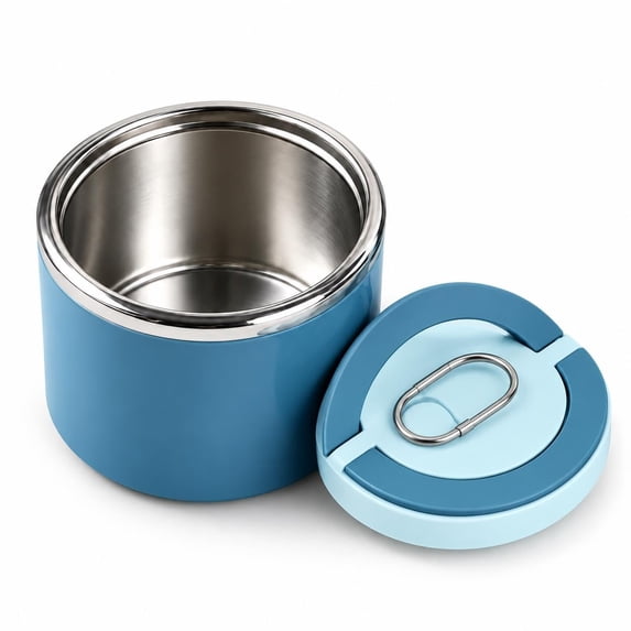 Container Box Warehouse Stainless Steel Insulated Lunch Box with Handle, Leakproof Food ...