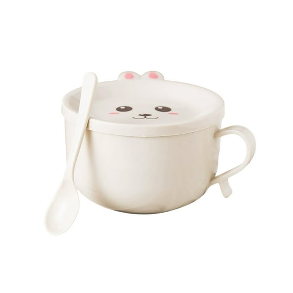 Stainless Steel Insulated Noodle Bowl Food Grade Soup Container Thermal Bowl with Lid 14x12cm Heatproof Ramen Bowl