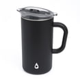 thumbnail image 1 of Stainless Steel Insulated Pitcher With Lid - 67oz Double Walled Vacuum Insulated Pitcher For Cold Drinks, 1 of 8