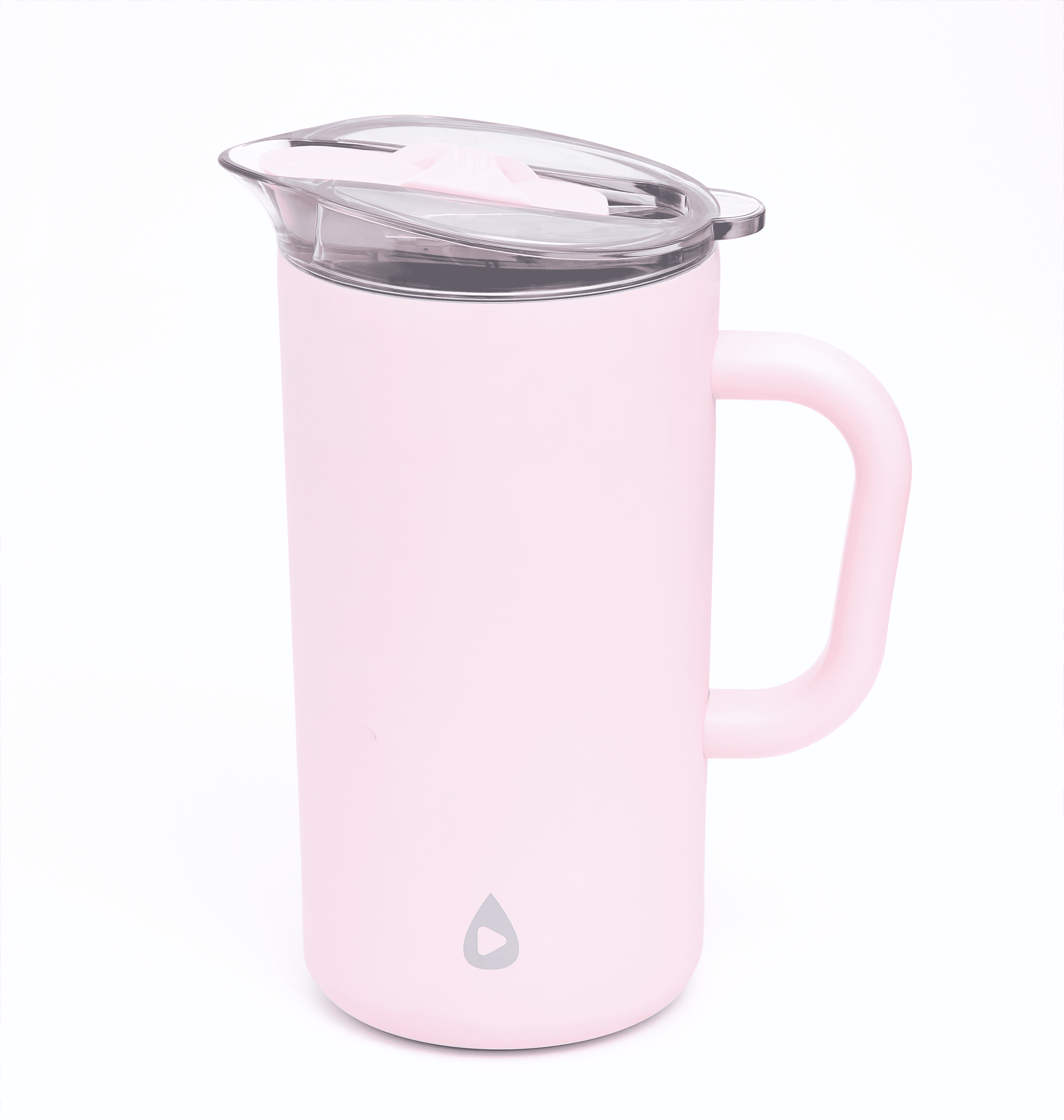 Stainless Steel Insulated Pitcher With Lid - 67oz Double Walled Vacuum Insulated Pitcher For Cold Drinks