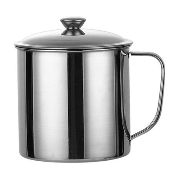 Stainless Steel Insulated Travel Mug Leak Proof Cover Drinking Cup with Lid and Handle Drinkware for Gym Daily Use