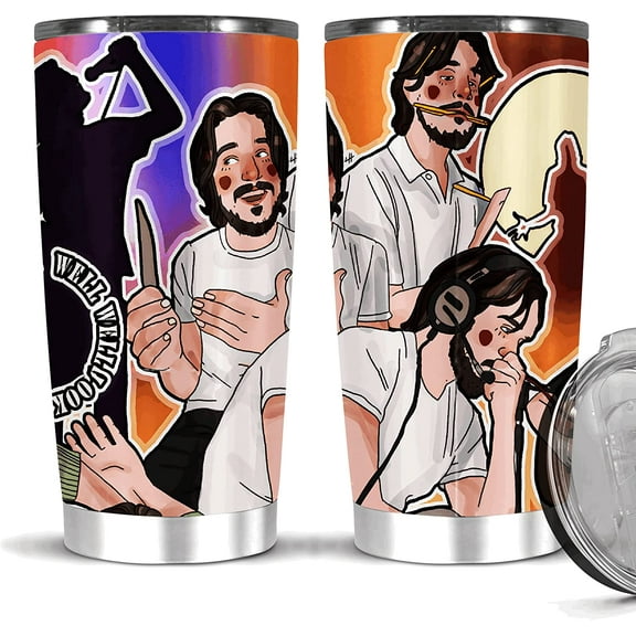 Stainless Steel Insulated Tumbler 20 Oz Vacuum Bo Mug Burnham Christmas Glass Gift Friends Event Bottle Suit For Iced Or Hot Tea Cold Tea Wine Water Frappe Cocktail