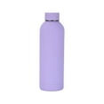 thumbnail image 1 of Stainless Steel Insulated Water Bottle Leakproof Double Wall Flask for Hot and Cold Drinks 500ml Sports Water Bottle Light Purple, 1 of 3
