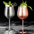 thumbnail image 1 of Stainless Steel Insulated Wine Glasses for Outdoor and Indoor Use – Shatterproof, Rust-Resistant, Easy-Clean Drinkware with Thermal Preservation, 500ml in Multiple Colors, 1 of 2