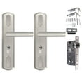 thumbnail image 1 of Stainless Steel Interior Door Lock Replacement Security Door Lever Handle Lock, 1 of 16