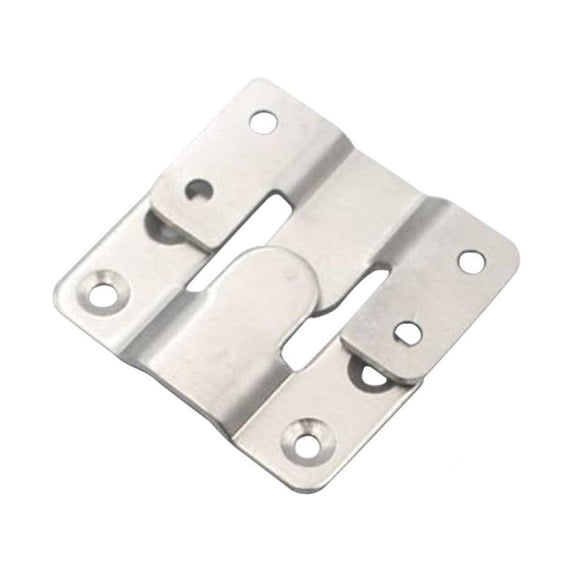 Stainless Steel Interlock Hanging Buckle, Flush Concealed Mount Brackets, Z Clip Bracket Furniture Connector for Picture Display and Art Mounting,Stainless Steel Interlock Buckle Large
