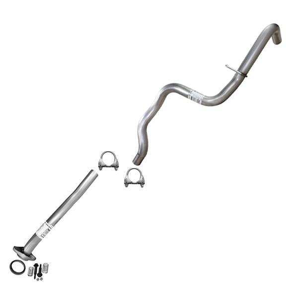 Northeastern Exhaust | Stainless Steel Intermediate Pipe & Tail Pipe Exhaust System Kit Fits 20042011 Ford Ranger 4.0L 112" WB Truck Direct Fit