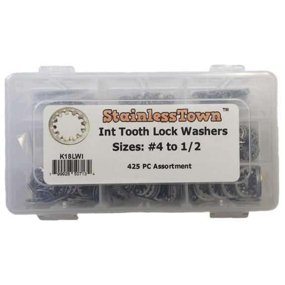 Stainless Steel Internal Star Lock Washer Assortment by StainlessTown