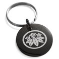 thumbnail image 1 of Tioneer Stainless Steel Ishikawa Samurai Crest Engraved Small Medallion Circle Charm Keychain Keyring, 1 of 1