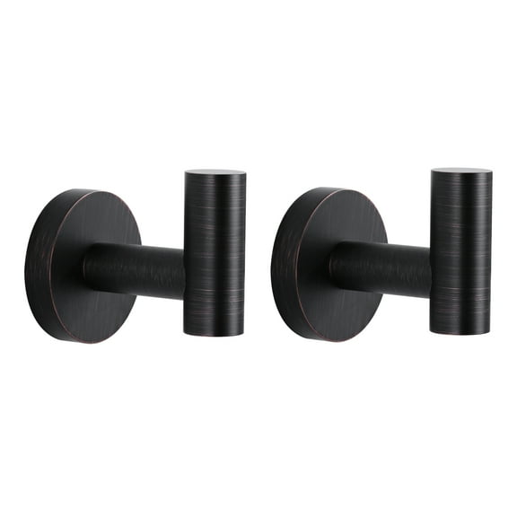 Stainless Steel J-Hook Robe/Towel Hook in Oil Rubbed Bronze