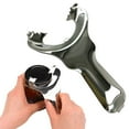 thumbnail image 1 of Stainless Steel Jar Opener For Canning Lids No Damage Easy Manual Handheld Top Remover Kitchen Gadget For Tight Mason Jars Preserving Cooking Tool Senior Friendly Jar Gripper Home Canning Accessories, 1 of 9