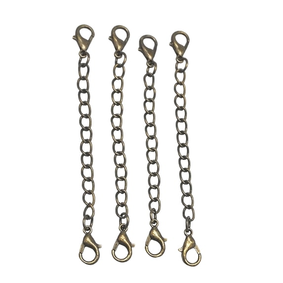 Stainless Steel Jewelry Extender Chains – 18 Piece Suitable For Necklaces Bracelets And Anklets; Lengths: 1"