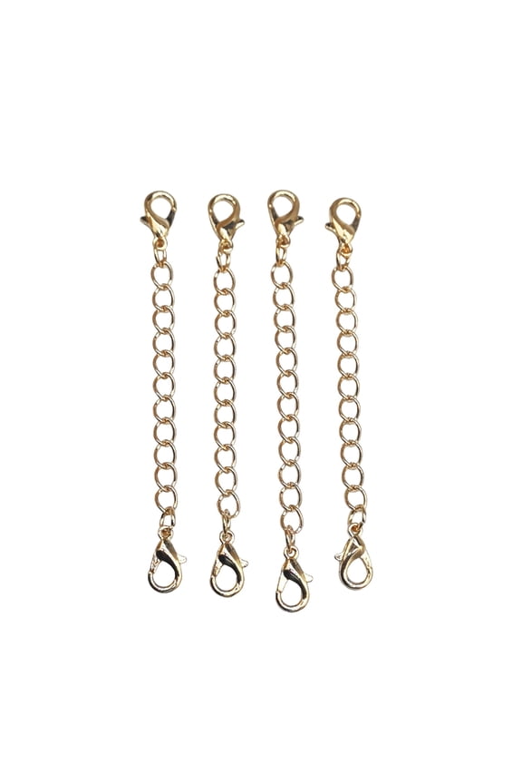 Stainless Steel Jewelry Extender Chains – 18 Piece Suitable For Necklaces Bracelets And Anklets; Lengths: 1"