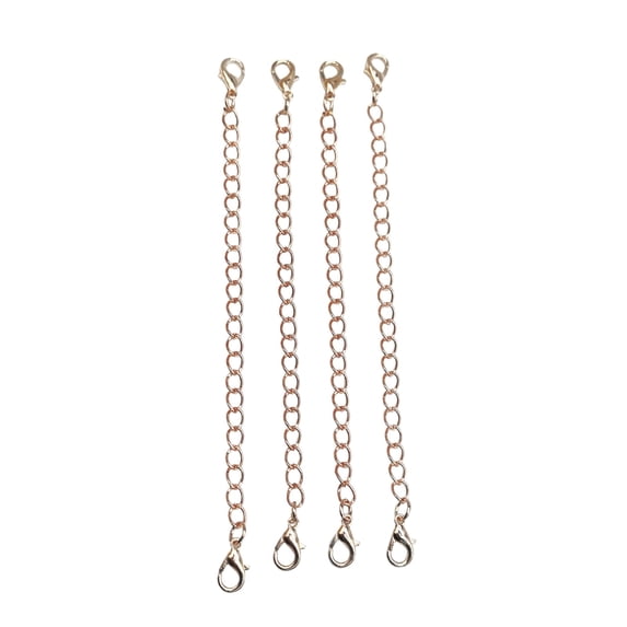 Stainless Steel Jewelry Extender Chains – 18 Piece Suitable For Necklaces Bracelets And Anklets; Lengths: 1"