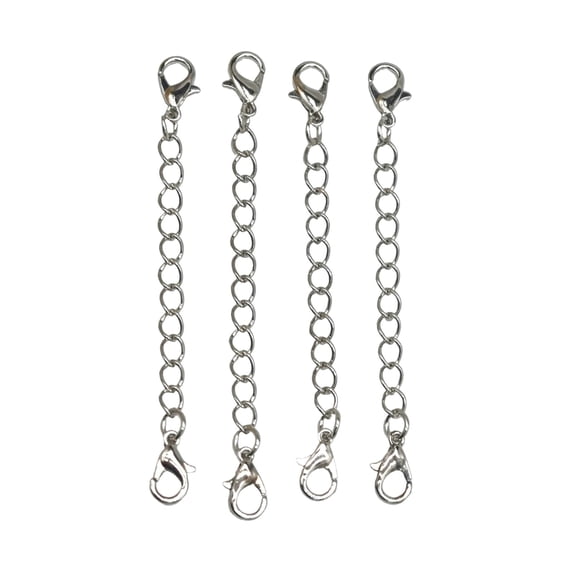 Stainless Steel Jewelry Extender Chains – 18 Piece Suitable For Necklaces Bracelets And Anklets; Lengths: 1"