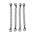 thumbnail image 1 of Stainless Steel Jewelry Extender Chains – 18 Piece Suitable For Necklaces Bracelets And Anklets; Lengths: 1" 2" 3" 4" 5" 6" Initial Pendant Necklace Necklaces Real Thick Necklaces for Women Rosary, 1 of 7