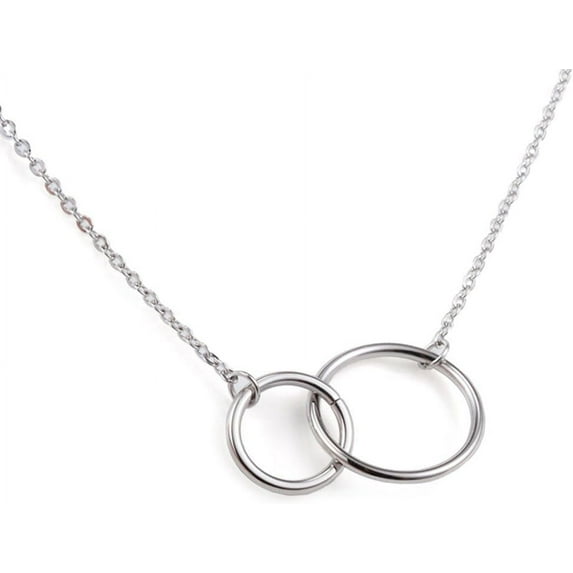 Stainless Steel Karma Charm Necklace