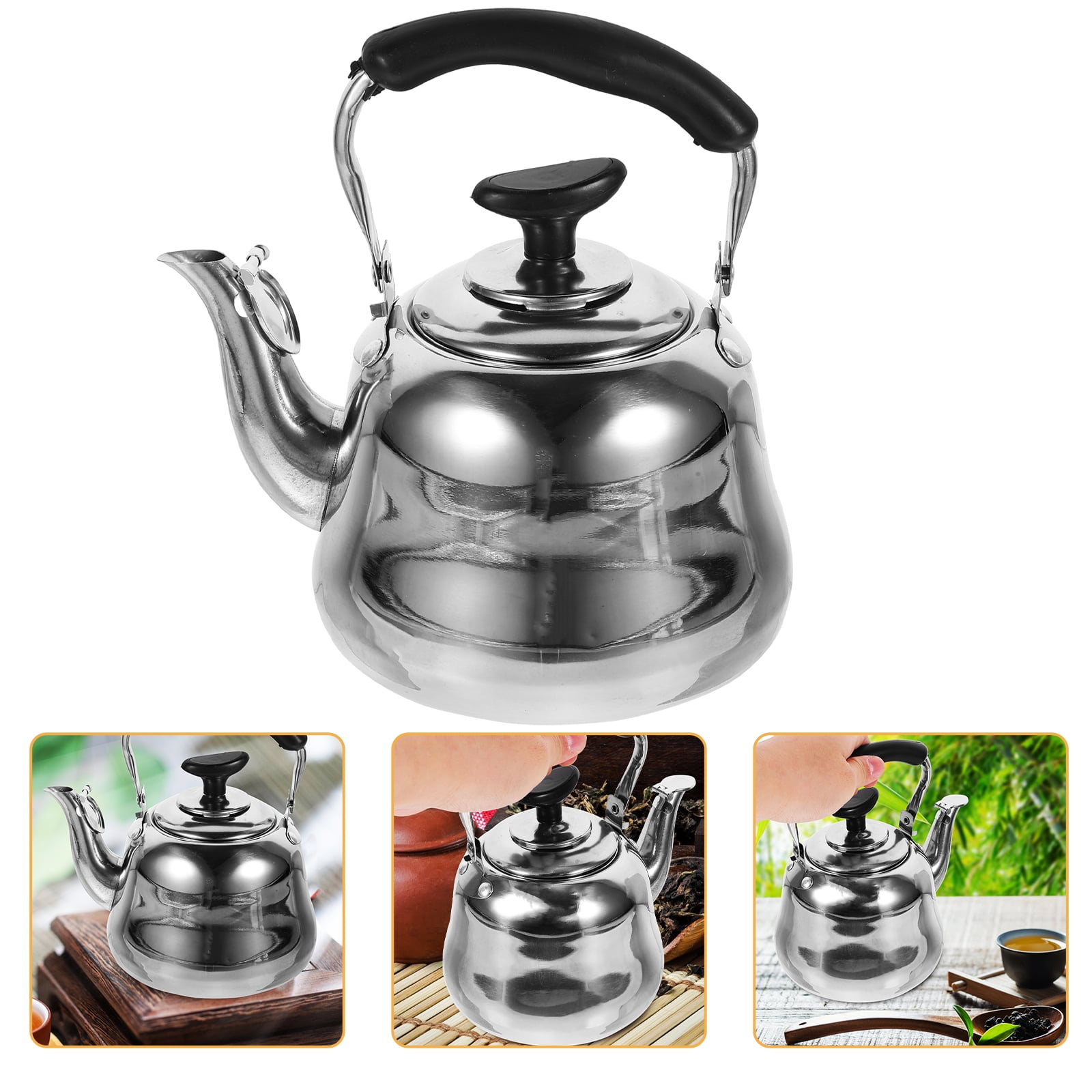 Stainless Steel Kettle Coffee Pot Coffee Kettle Whistling Tea Kettle