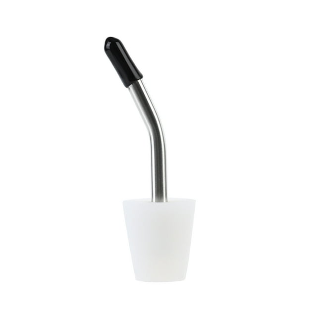 Stainless Steel Kettle Pourer Pouring Spout with Dust and Cleaning Brush for Tea Pot Coffee Pot