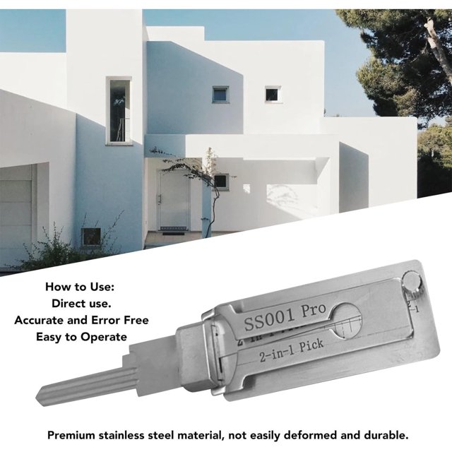 Stainless Steel Key Decoder, Stainless Steel Key Decoder Fits Model