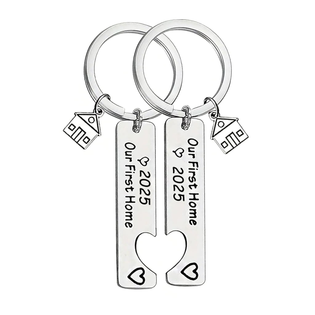 Stainless Steel Key Holder Elegant Keyrings With 2025 Housewarming ...