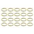 thumbnail image 1 of Stainless Steel Key Rings - 20 Pcs Gold Round Split Key Rings for Keychains - Metal Keychain Rings, 1 of 6