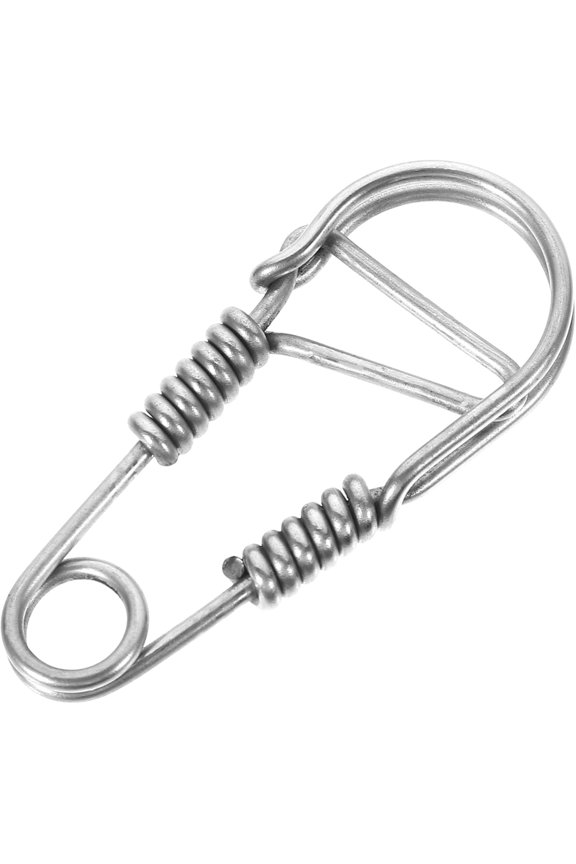 Stainless Steel Keychain Hook Carabiner Keychain Clasp for Easy Carrying Fashionable Keyring Hook for Bags Belt Loops Heavy Duty Design for Versatile Use