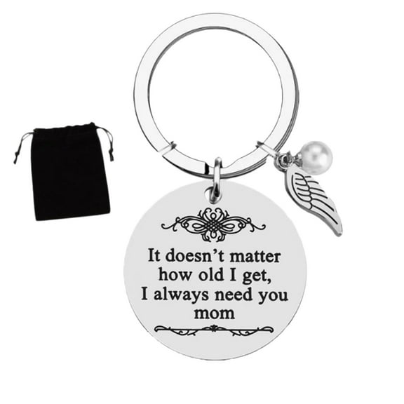 Stainless Steel Keychain for Mom - I Always Need You Mom Key Ring - Perfect Gift for Mother's Day, Birthdays, and Holidays