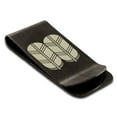 thumbnail image 1 of Tioneer Stainless Steel Kikuchi Samurai Crest Engraved Money Clip Holder, 1 of 1