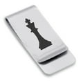 thumbnail image 1 of Stainless Steel King Chess Piece Classic Slim Money Clip Credit Card Holder, 1 of 2