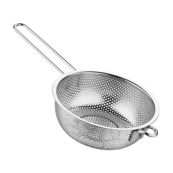 Stainless Steel Kitchen Colander Easy Strainer Cooking Tool for Stability During Food Preparation and Cooking