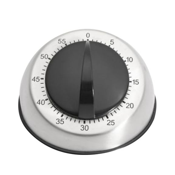 Stainless Steel Kitchen Cooking Timer 60-Minute Long Ring Bell Alarm Loud