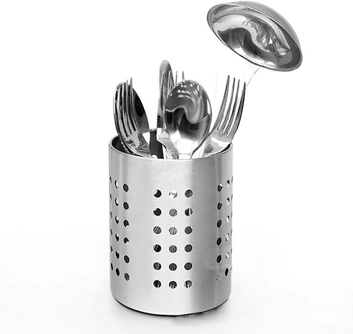 Stainless Steel Kitchen Cutlery Holder Utensil Organizer Flatware Caddy