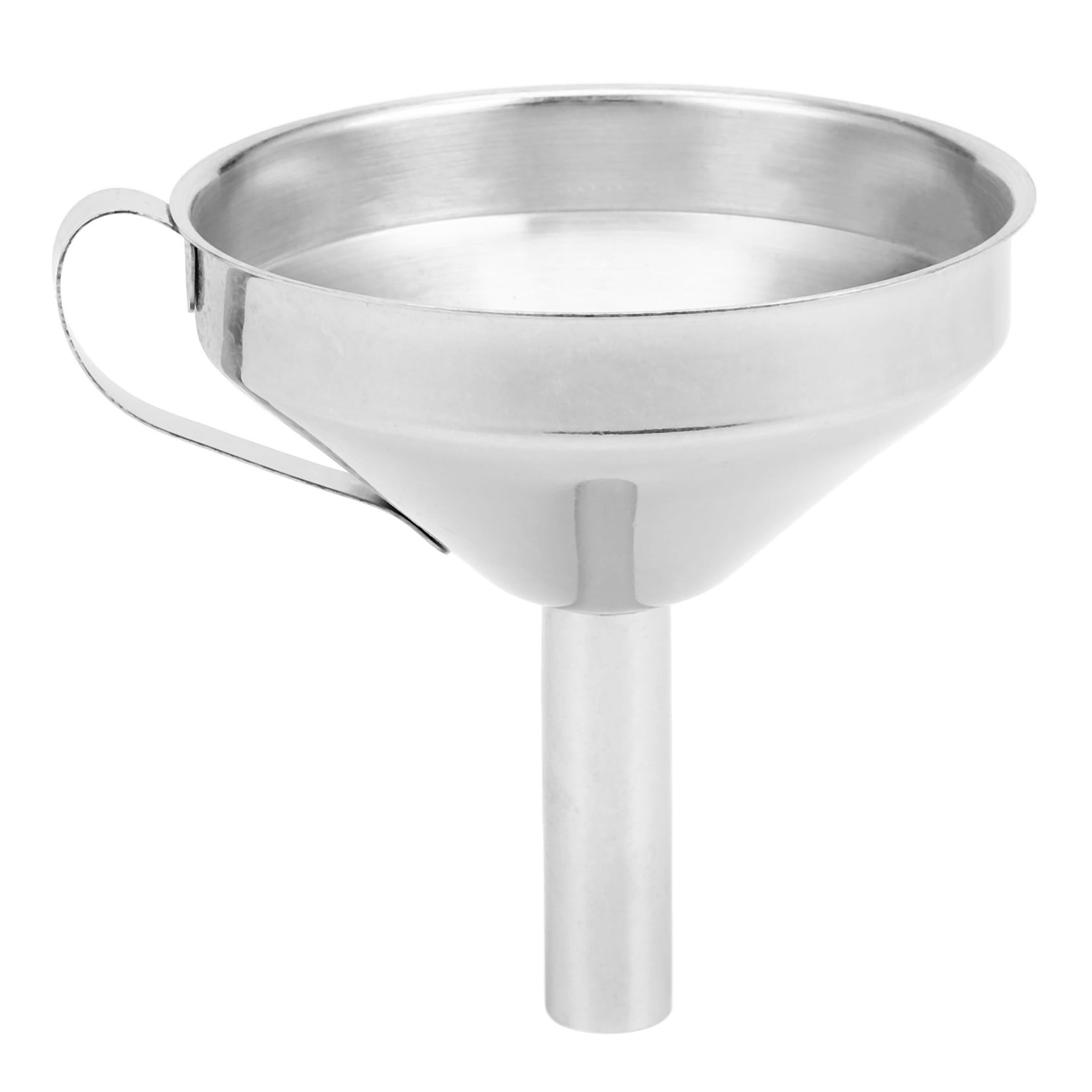 Stainless Steel Kitchen Funnel with Detachable Filter for Transporting