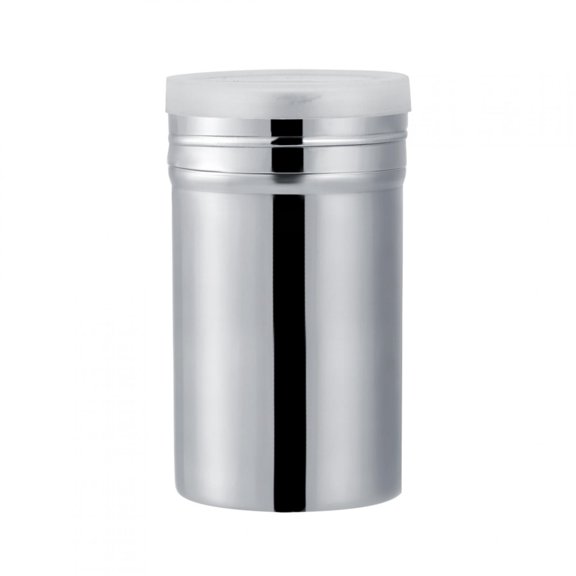Stainless Steel Kitchen Gadget, Elegant Modern Design Cocoa Powder Shaker with Fine Mesh for Even Sprinkling, Reusable Powder Storage Container for Home Restaurant Use (S)