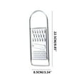 thumbnail image 1 of Stainless Steel Kitchen Grater & Shredder | Heavy-Duty Potato & Vegetable Planer | Multi-Function Food Processor with Non-Slip Grip & Hanging Loop, 1 of 2