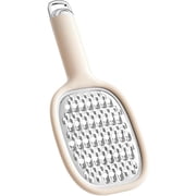 Stainless Steel Kitchen Grater with Ergonomic Handle   Hanging Cheese & Zester Grater for Effortless Slicing, Durable & Easy to Clean