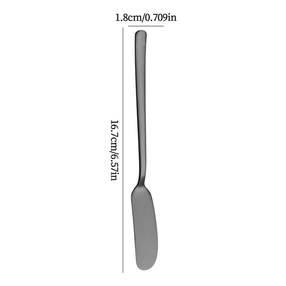 Stainless Steel Kitchen Knife Set of 4 Cheese Spreaders, 6.5 Inches, Mirror Polished Stainless Steel Kitchen Knife Set Small for Everyday Use