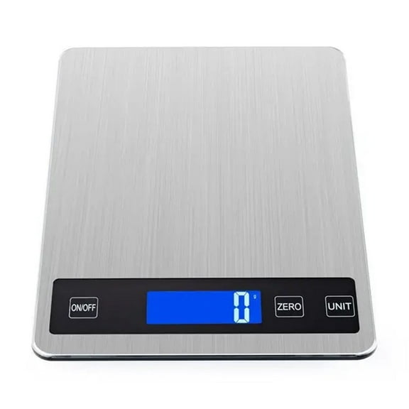 Stainless Steel Kitchen Scale,Gray Food Scale,Digital Display Show Weight In G/KG/LB:OZ/ML/FL.OZ For Cake Baking ,High Precision
