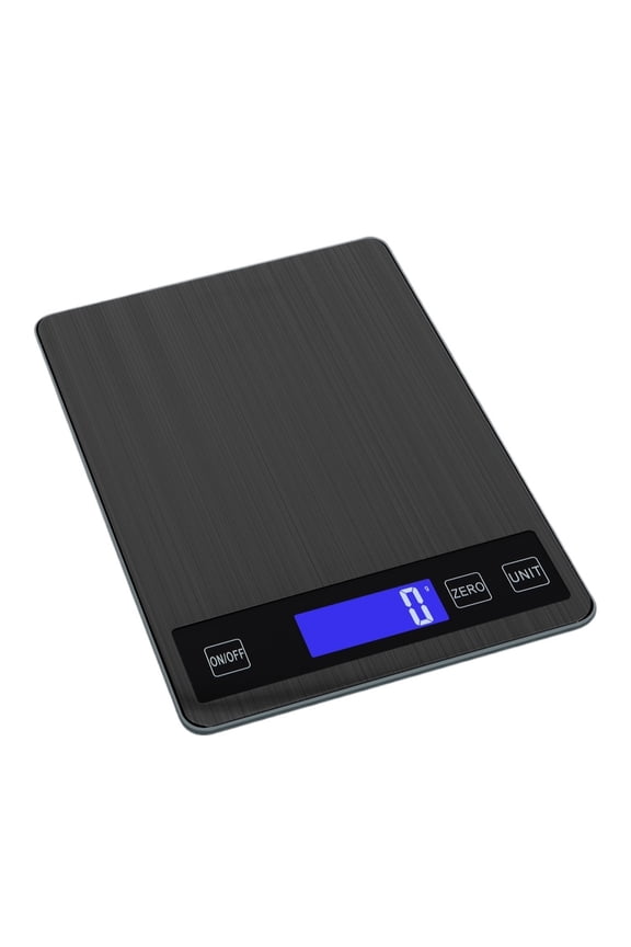 Stainless Steel Kitchen Scale,Gray Food Scale,Digital Display Show Weight In G/KG/LB:OZ/ML/FL.OZ For Cake Baking ,Milligram Accuracy