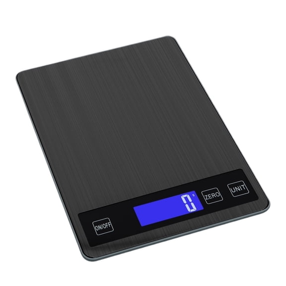 Stainless Steel Kitchen Scale,Gray Food Scale,Digital Display Show Weight In G/KG/LB:OZ/ML/FL.OZ For Cake Baking
