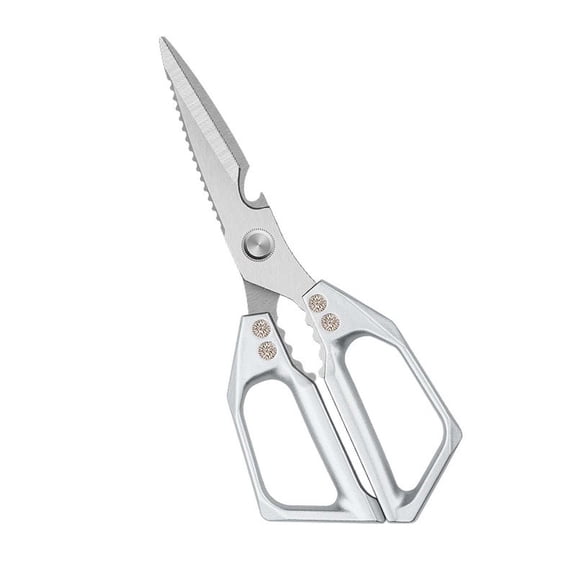 Stainless Steel Kitchen Scissors Heavy Duty Multipurpose Food Shears For Cutting Meat Silver 23x9.5cm Stainless Steel