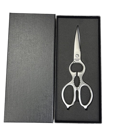 Stainless Steel Kitchen Shears Heavy Duty Scissors for Food, Professional Chef Shears Bone Cutting Meat Pizza Scissors Kitchen Utensils Come Apart, Silver
