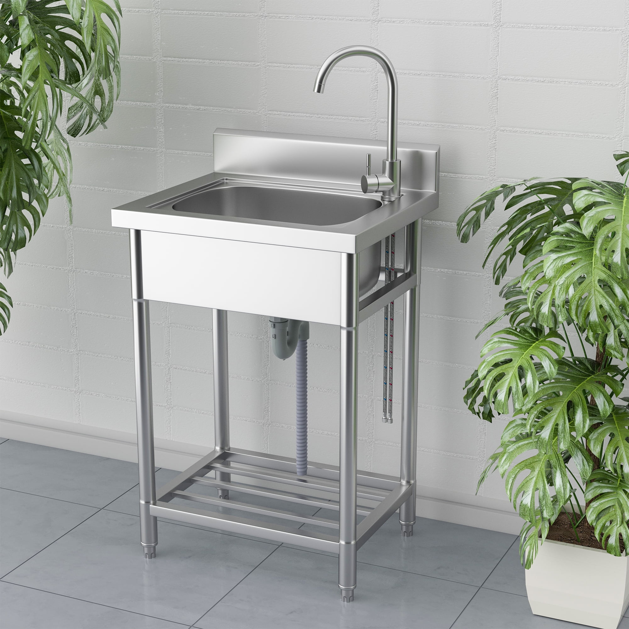 Lafati Stainless Steel Commercial Kitchen Sink with Liberia Ubuy