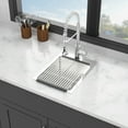 thumbnail image 1 of Stainless Steel Kitchen Sink Stainless Steel Drop-In Kitchen Sink - 15 x 20 x 10 Inch Topmount Sinks 16 Gauge Single Bowl,Single Bowl Kitchen Sink, 1 of 8