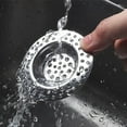 thumbnail image 1 of Stainless Steel Kitchen Sink Strainer with Cover | Mesh Metal Filter | Blocks Food Particles & Odor | Easy Clean | Durable Construction | For Standard Sinks | 1 Piece, 1 of 9
